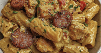 Creamy Chicken & Chorizo Pasta