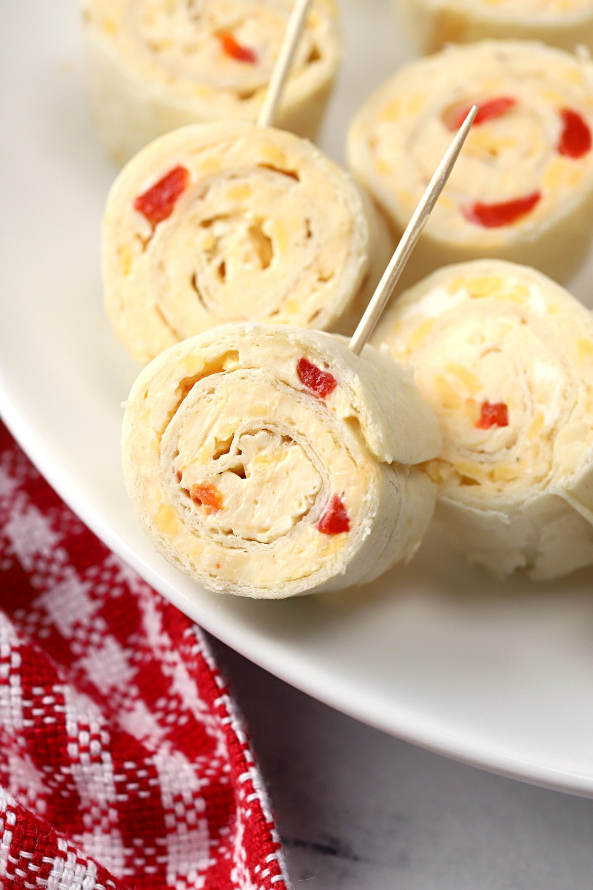 pinwheel sandwiches on toothpicks Pinwheel Sandwiches
