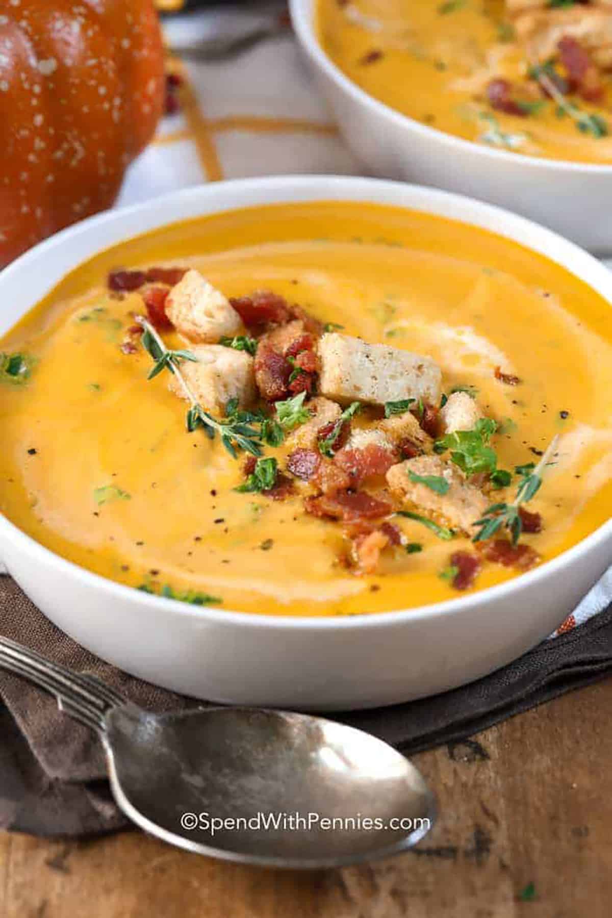 1200 Pumpkin Soup SpendWithPennies Cozy Soup Recipes