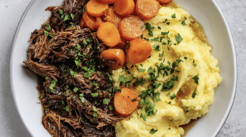 Balsamic Lemon Shredded Beef Smoky Steak Bites with Patatas Bravas