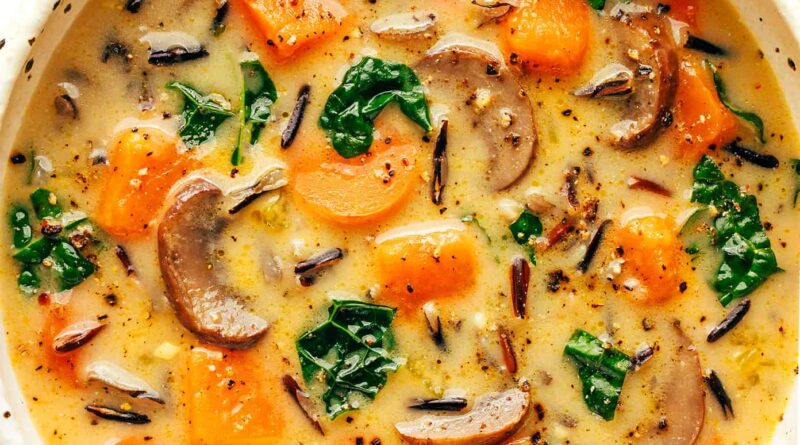 Cozy Autumn Wild Rice Soup 7 Cozy Soup Recipes