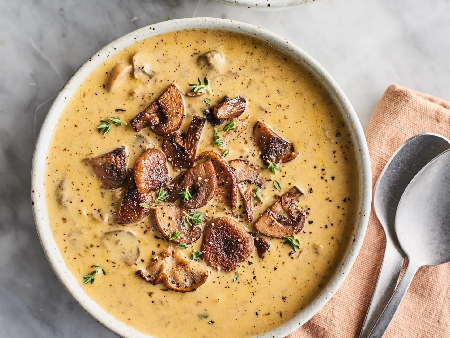 Creamy Satisfying Mushroom Soup 037 Cozy Soup Recipes