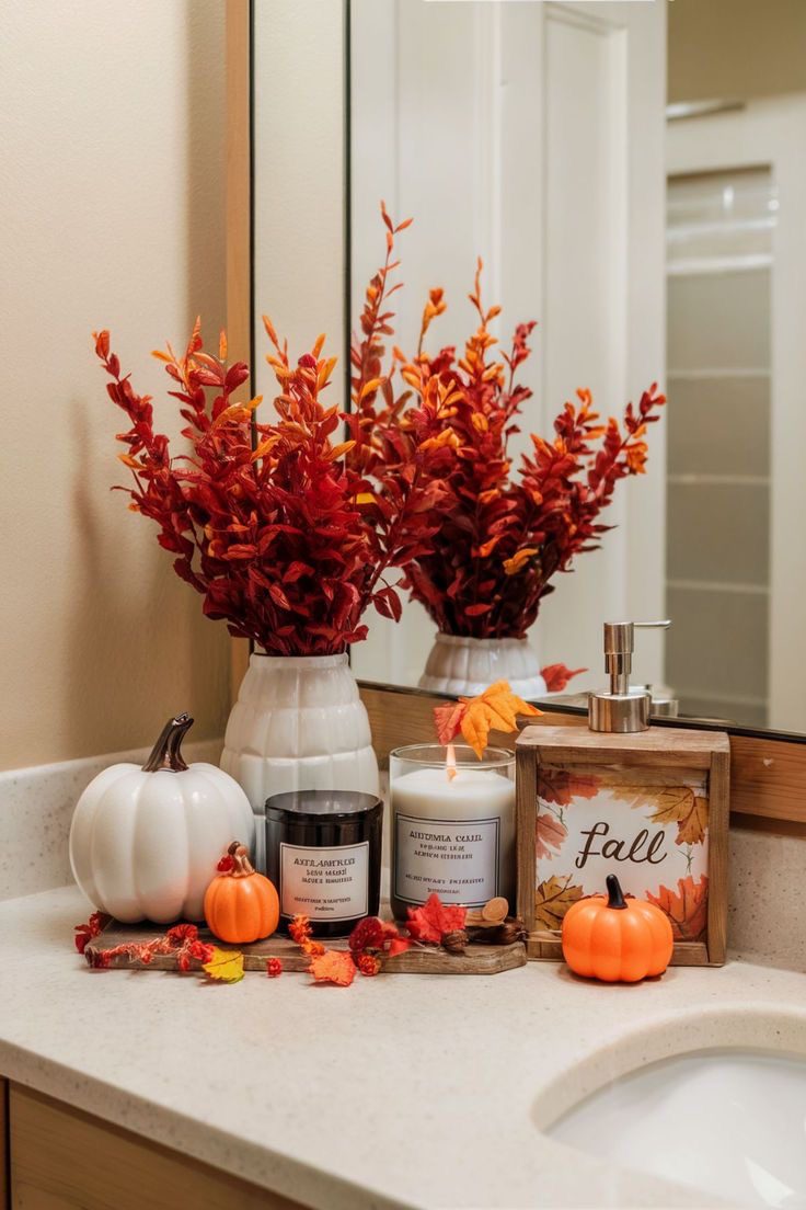 Fall Bathroom Decor Ideas10 Fall Bathroom Decor Ideas