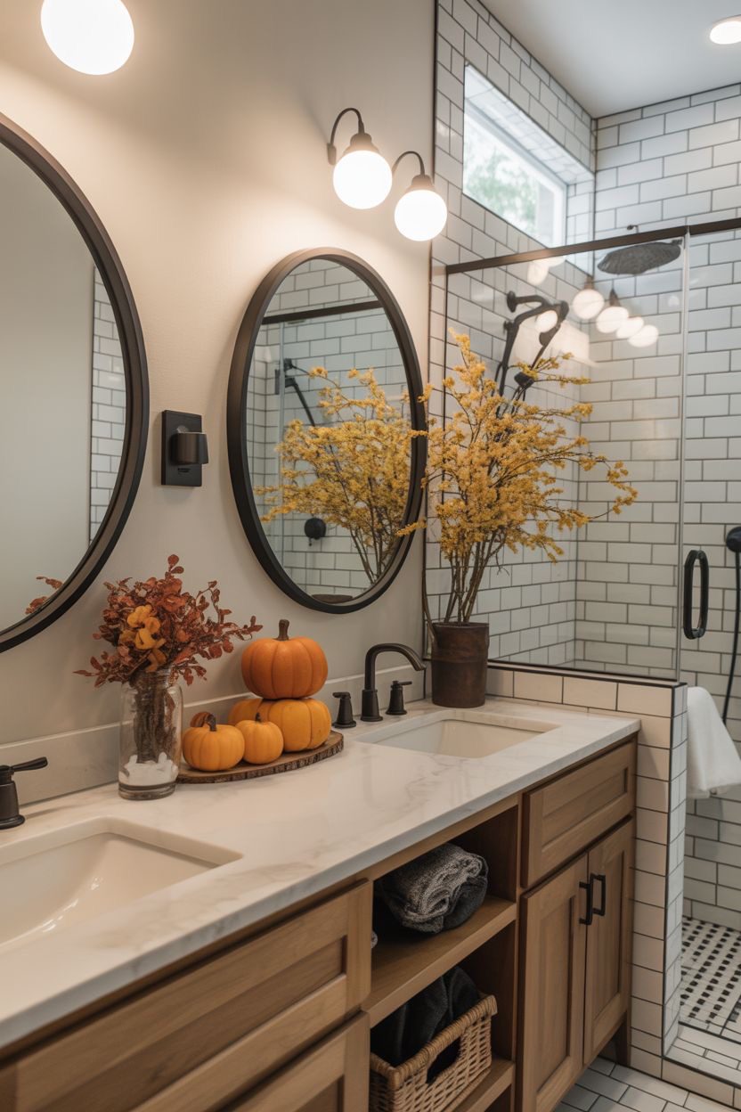 Fall Bathroom Decor Ideas13 Fall Bathroom Decor Ideas
