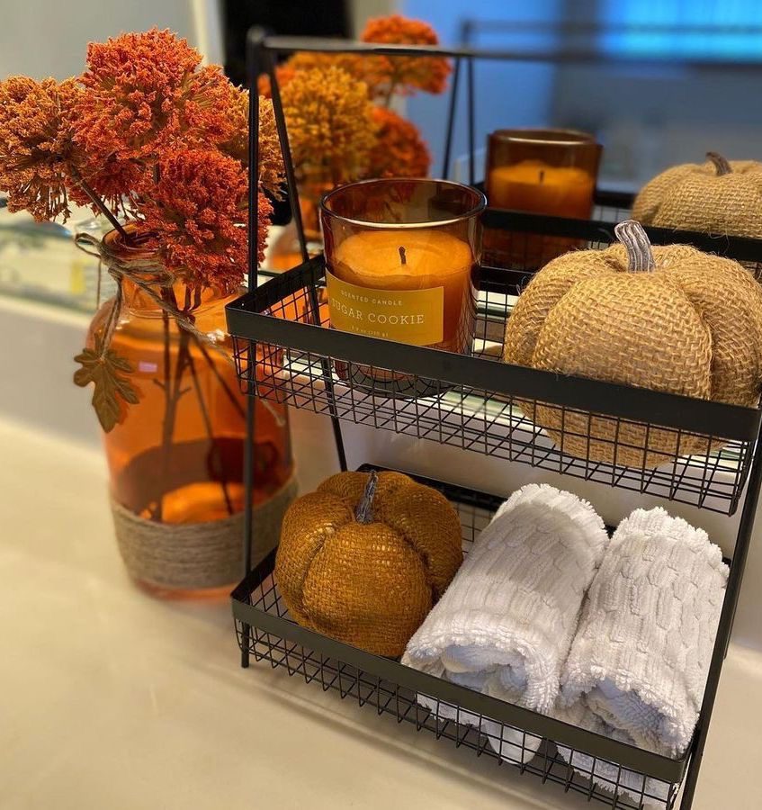 Fall Bathroom Decor Ideas2 Fall Bathroom Decor Ideas