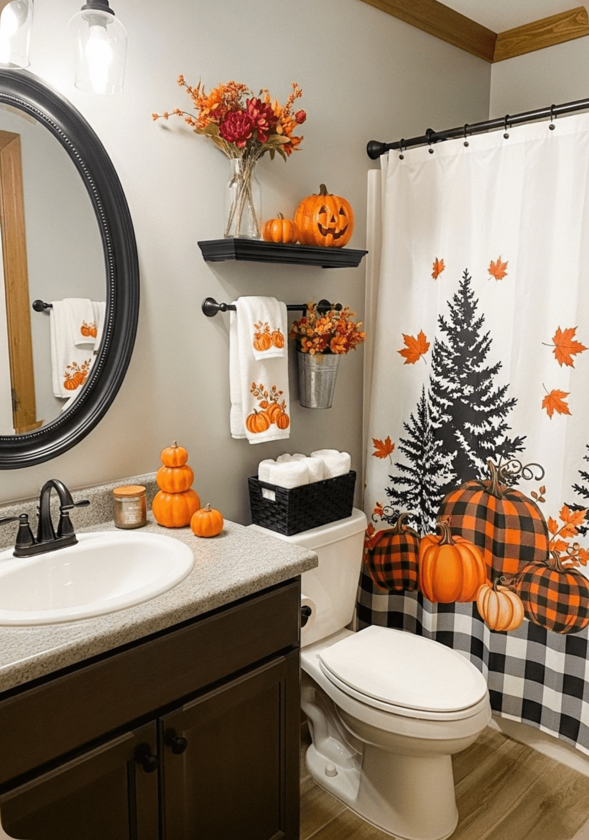 Fall Bathroom Decor Ideas25 scaled e1782643133977 Fall Bathroom Decor Ideas