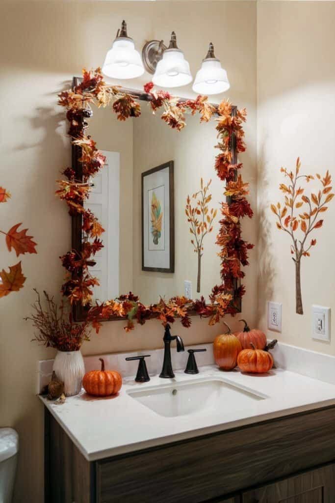 Fall Bathroom Decor Ideas4 Fall Bathroom Decor Ideas
