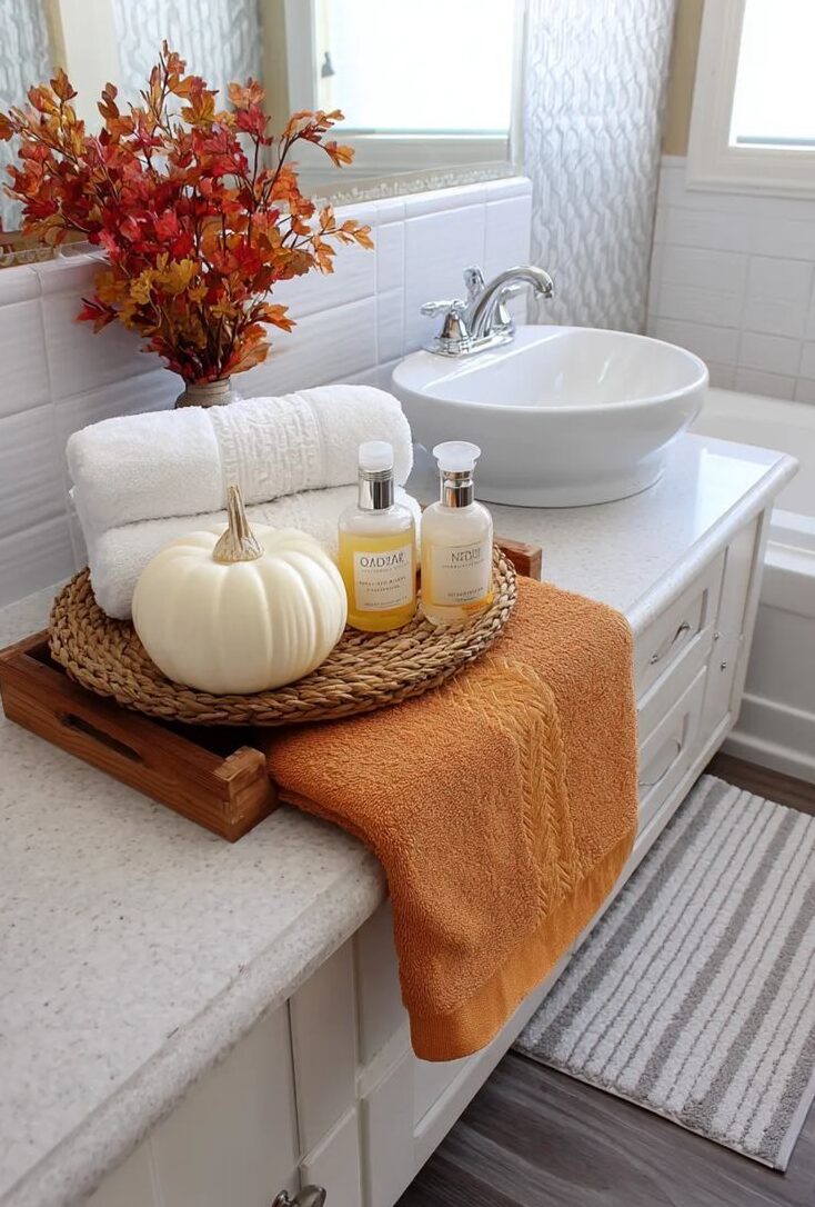 Fall Bathroom Decor Ideas8 e1782642983897 Fall Bathroom Decor Ideas