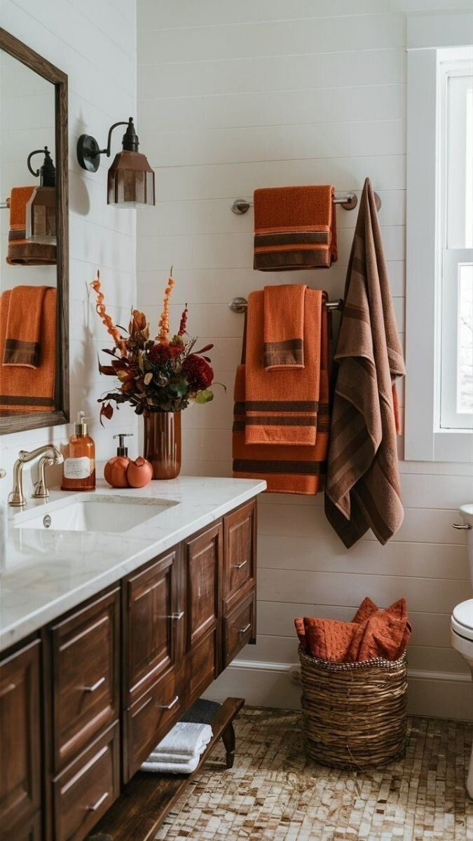 Fall Bathroom Decor Ideas9 Fall Bathroom Decor Ideas