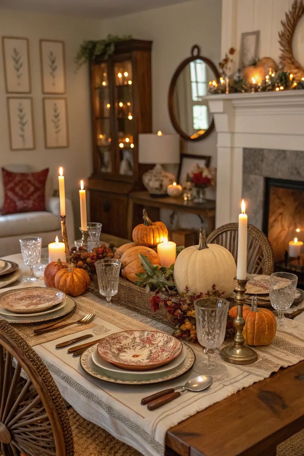 Fall Entryway Decor Ideas17 Fall Table Decor Ideas