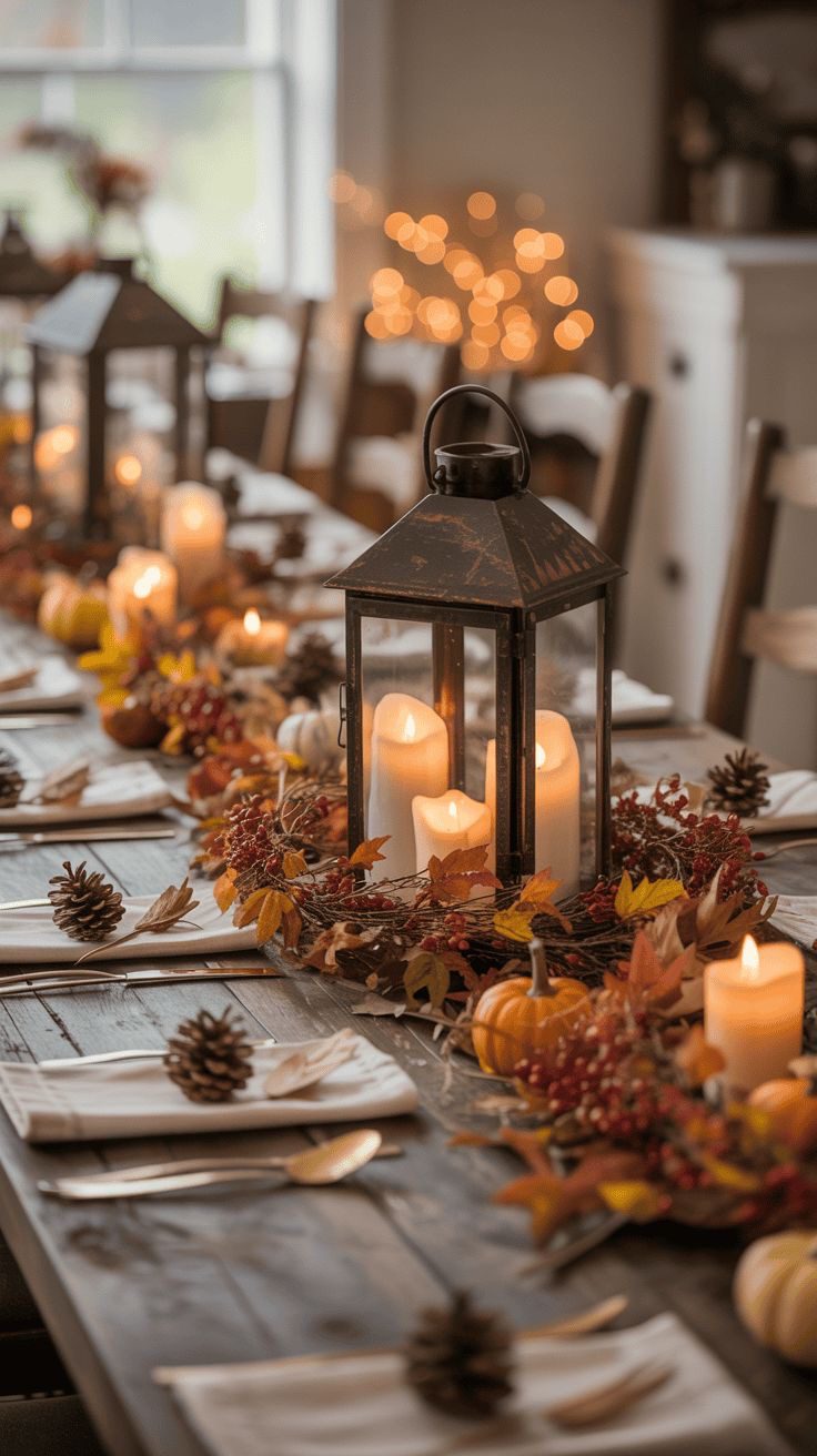 Fall Entryway Decor Ideas18 Fall Table Decor Ideas