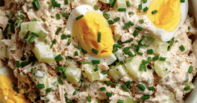 Greek Yogurt Tuna Salad with Eggs & Celery