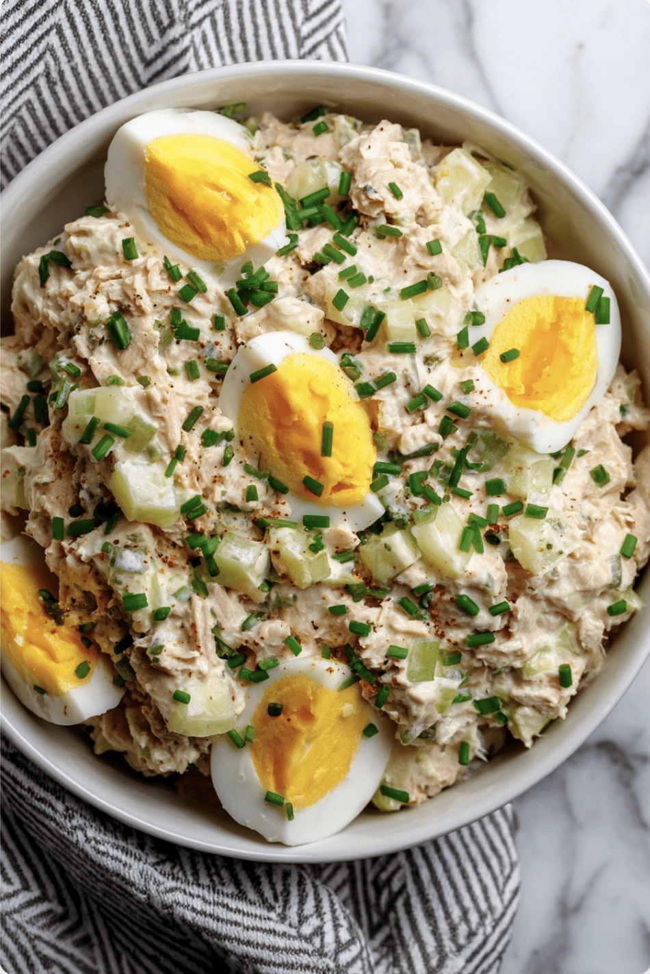 Greek Yogurt Tuna Salad with Eggs Celery Greek Yogurt Tuna Salad with Eggs & Celery