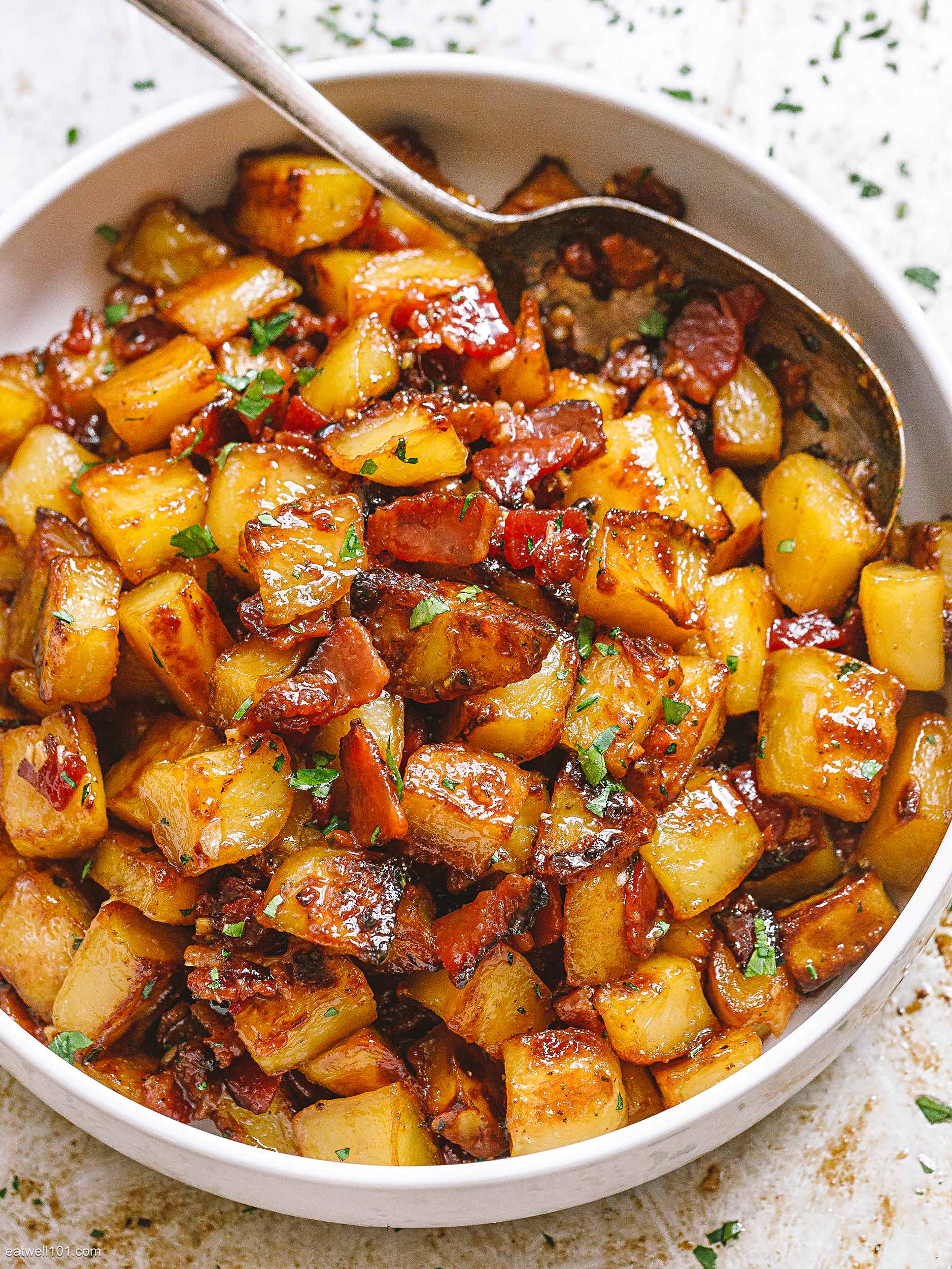 Honey Bacon Roasted Potatoes 2 Fall Dinner Recipes