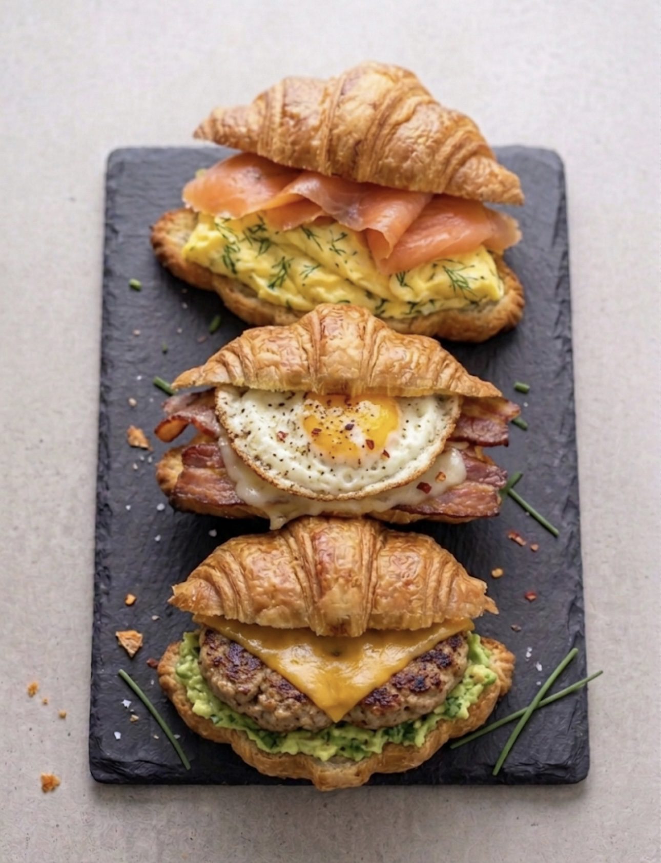 IMG 3808 Croissant Sandwiches
