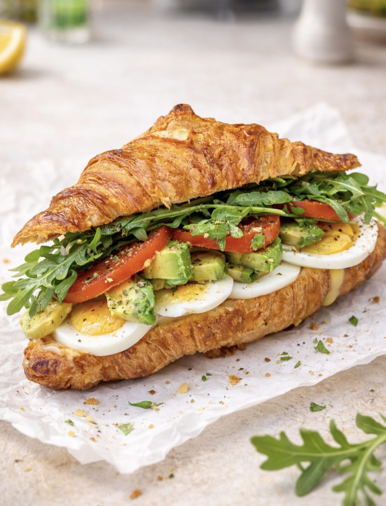 IMG 3972 Croissant Sandwiches