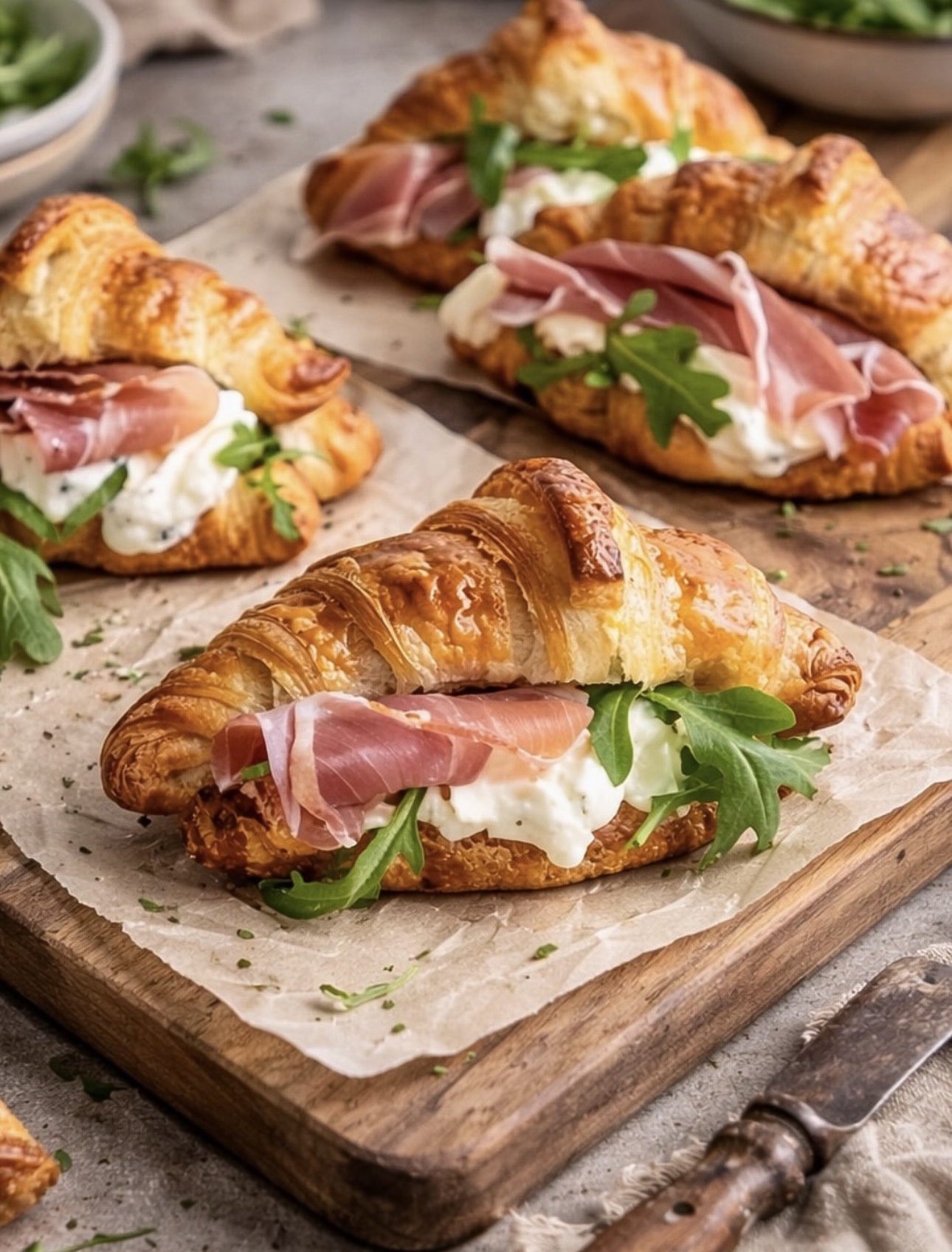 IMG 3973 Croissant Sandwiches