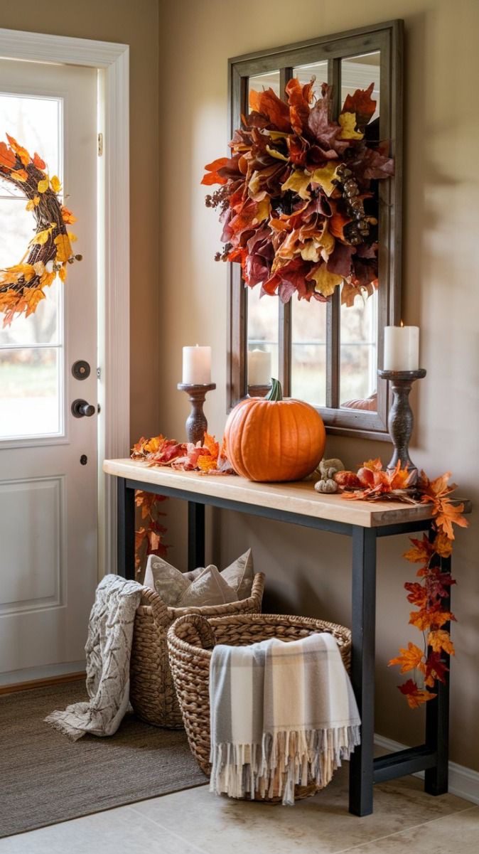IMG 4524 Fall Entryway Decor Ideas