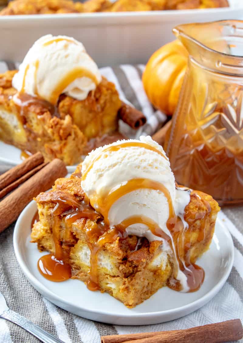 PUMPKIN BREAD PUDDING1 2 Pumpkin Recipes