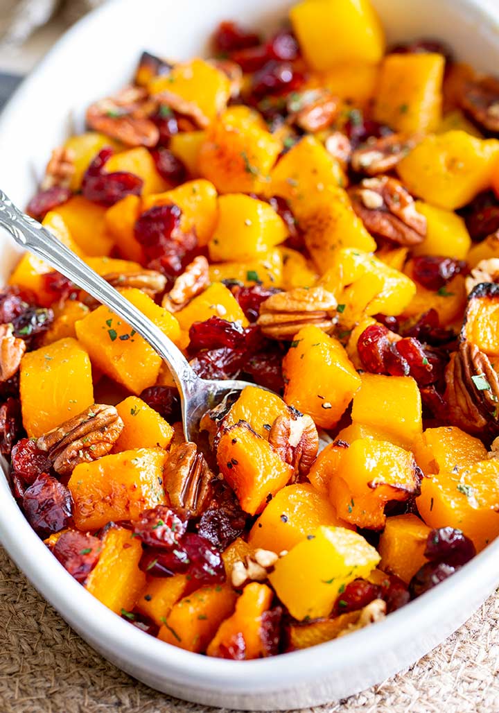 Roasted Pumpkin with Cranberry and Pecans 1 Pumpkin Recipes