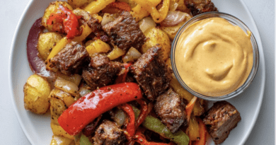 Smoky Steak Bites with Patatas Bravas