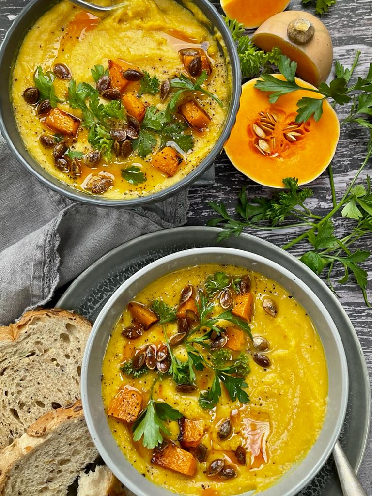 Spicy Butternut Squash Soup credit Elizabeth Silver Cozy Soup Recipes