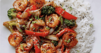 Sweet and Sour Shrimp Stir Fry