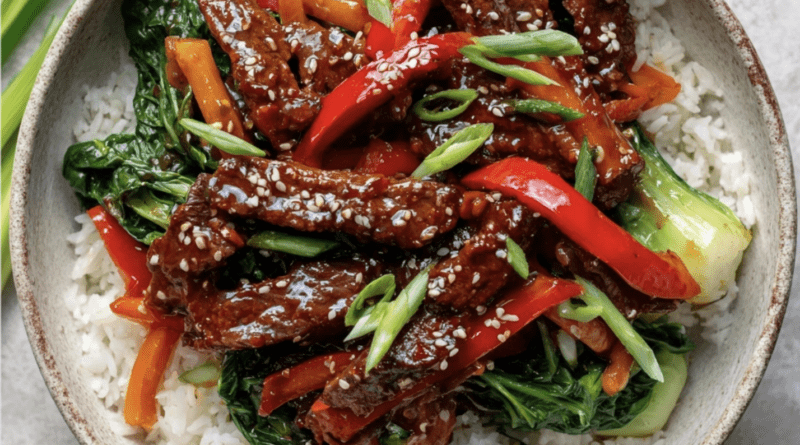Teriyaki Beef Rice Bowl