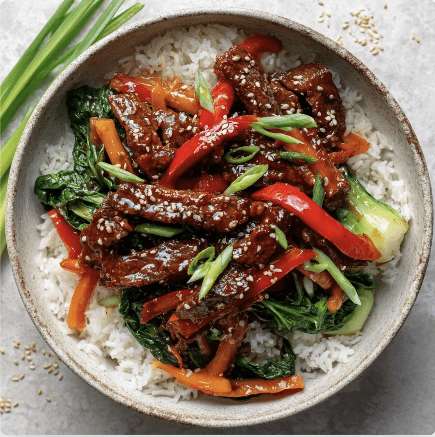 Teriyaki Beef Rice Bowl1 Teriyaki Beef Rice Bowl