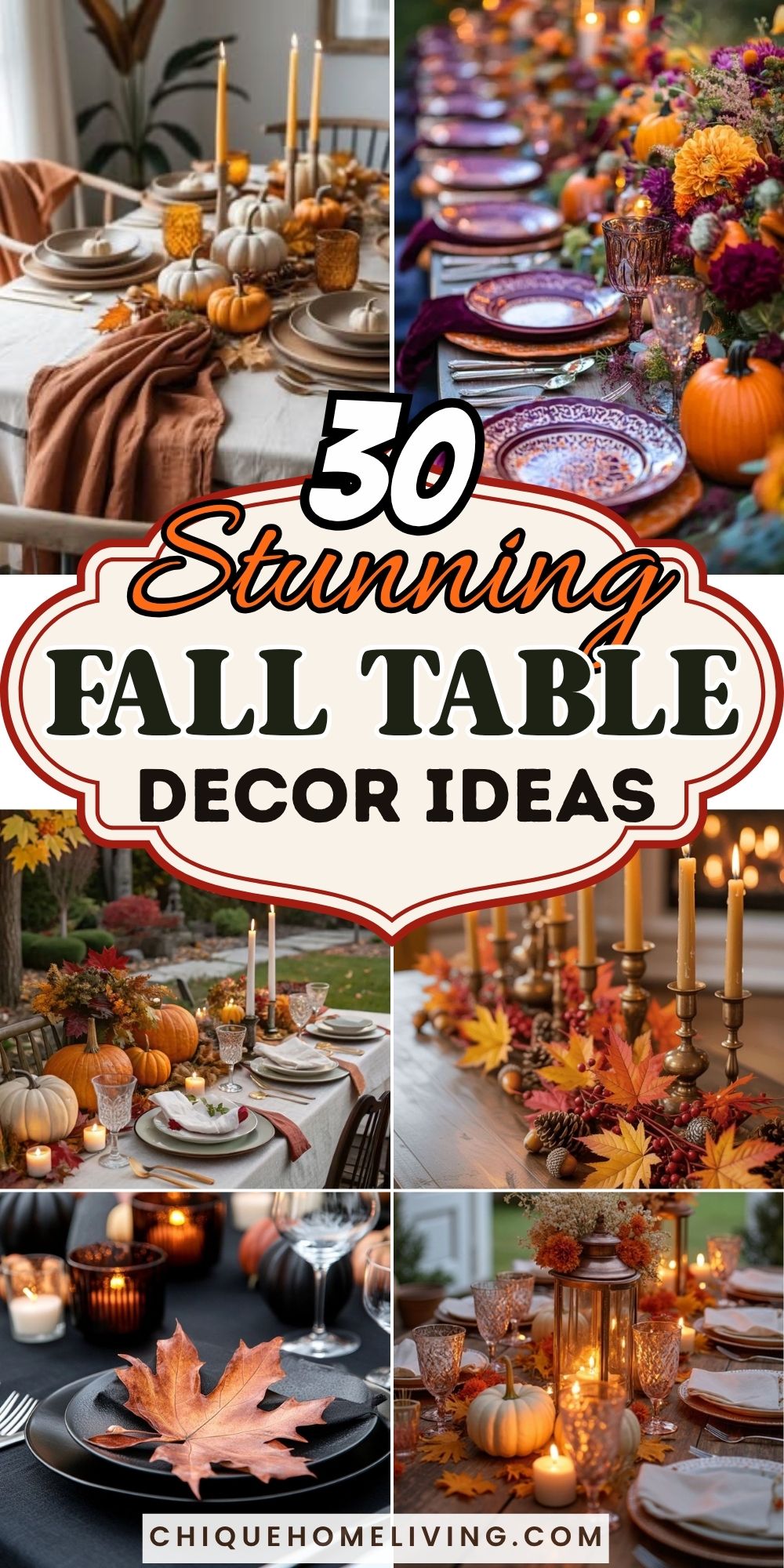 fall table decor ideas Fall Table Decor Ideas