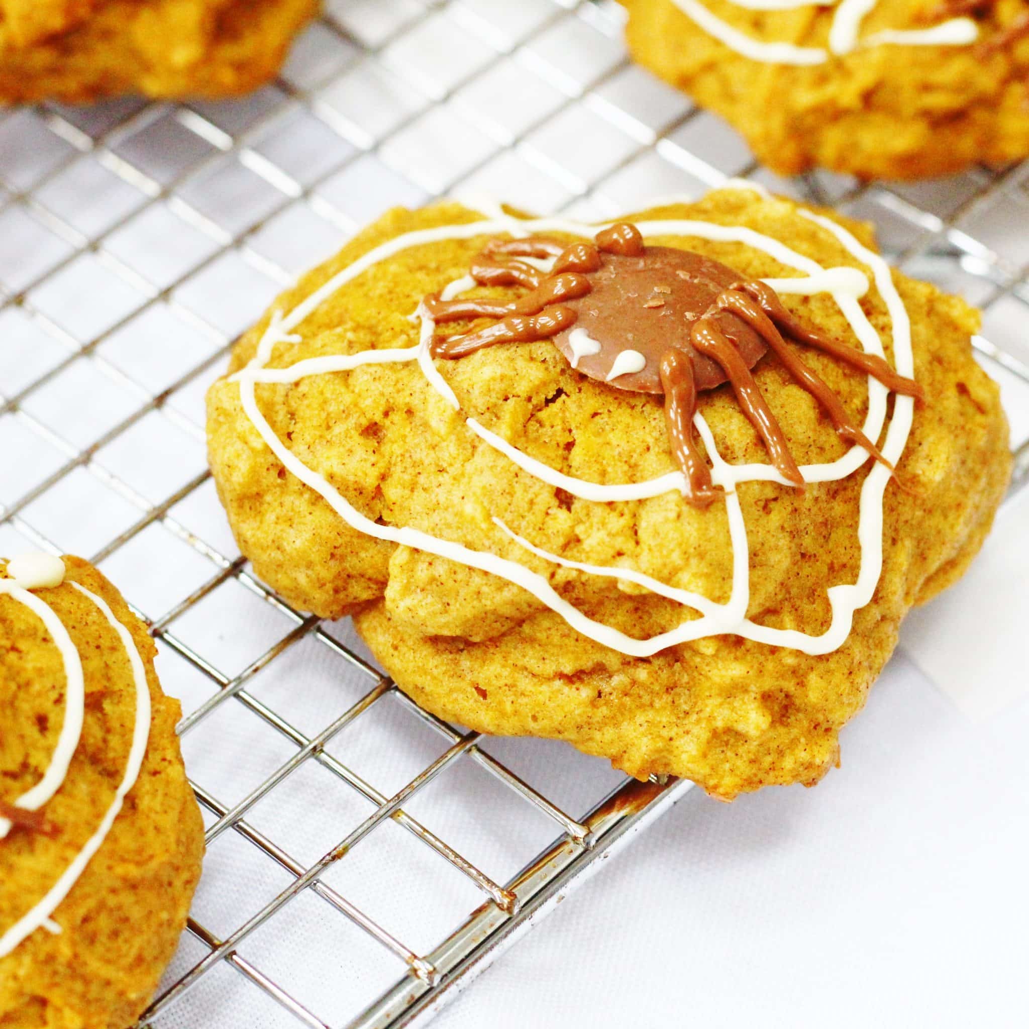 pumpkin spider cookies 5 Fall Cookie Recipes