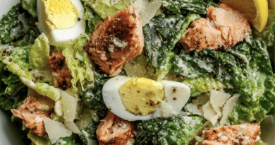 Salmon Caesar Salad