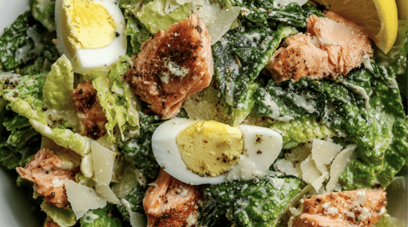 salmon caesar salad