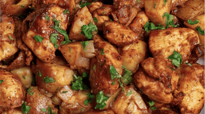 BBQ Chicken and Roasted Potatoes2
