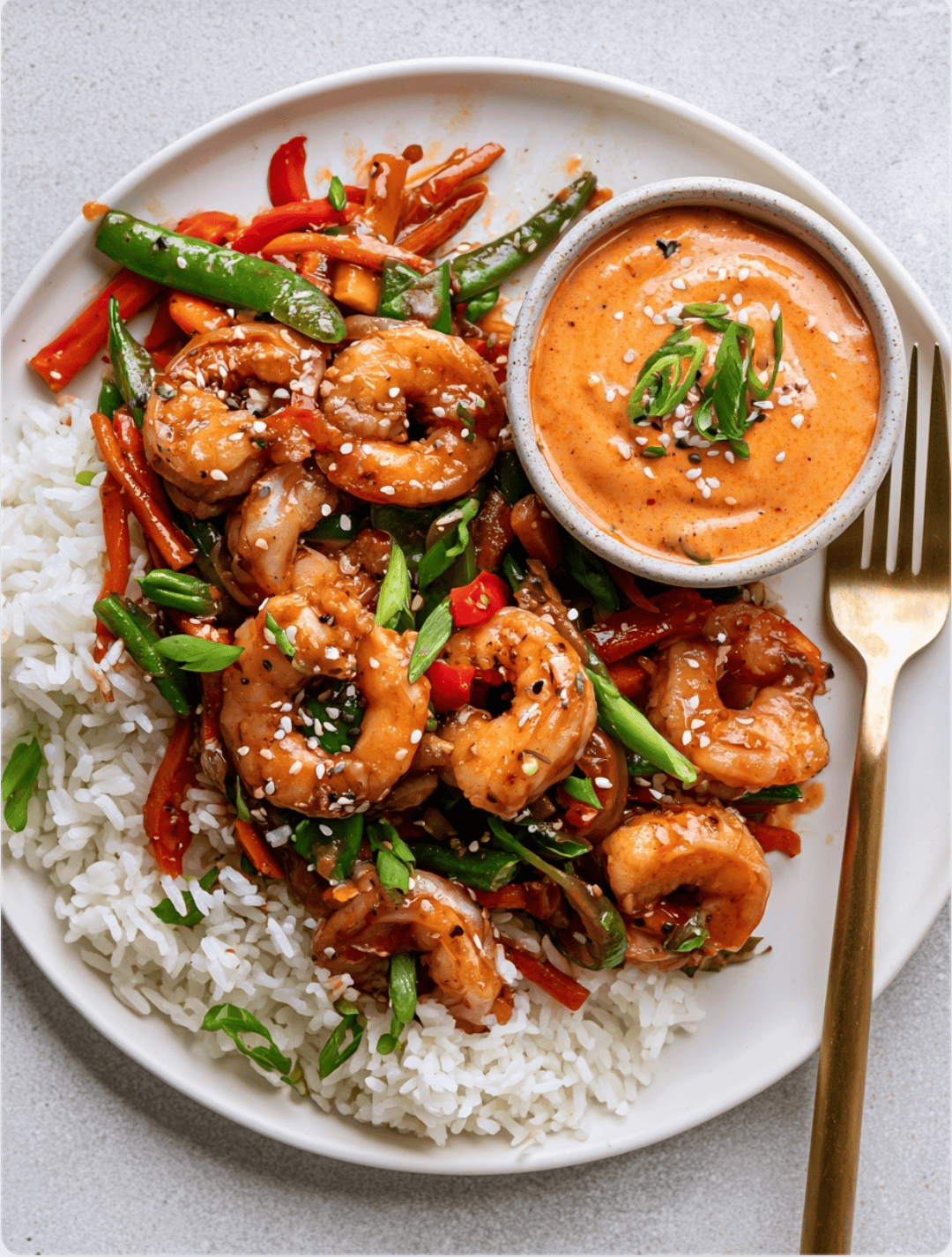 Bang Bang Shrimp Stir Fry with Rice2 Bang Bang Shrimp Stir Fry with Rice