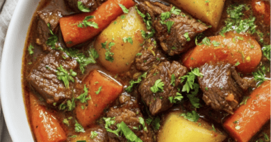 Beef Stew with Potatoes and Carrots