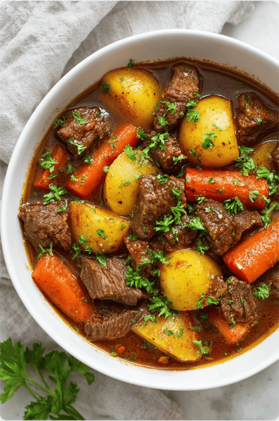 Beef Stew with Potatoes and Carrots3 Beef Stew with Potatoes and Carrots