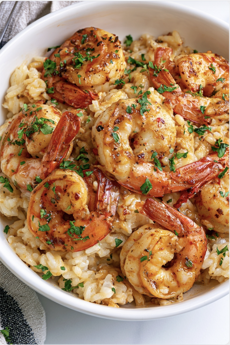 Cajun Shrimp and Buttery Rice3 Cajun Shrimp and Buttery Rice