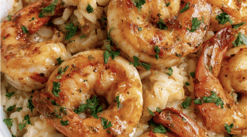 Cajun Shrimp and Buttery Rice