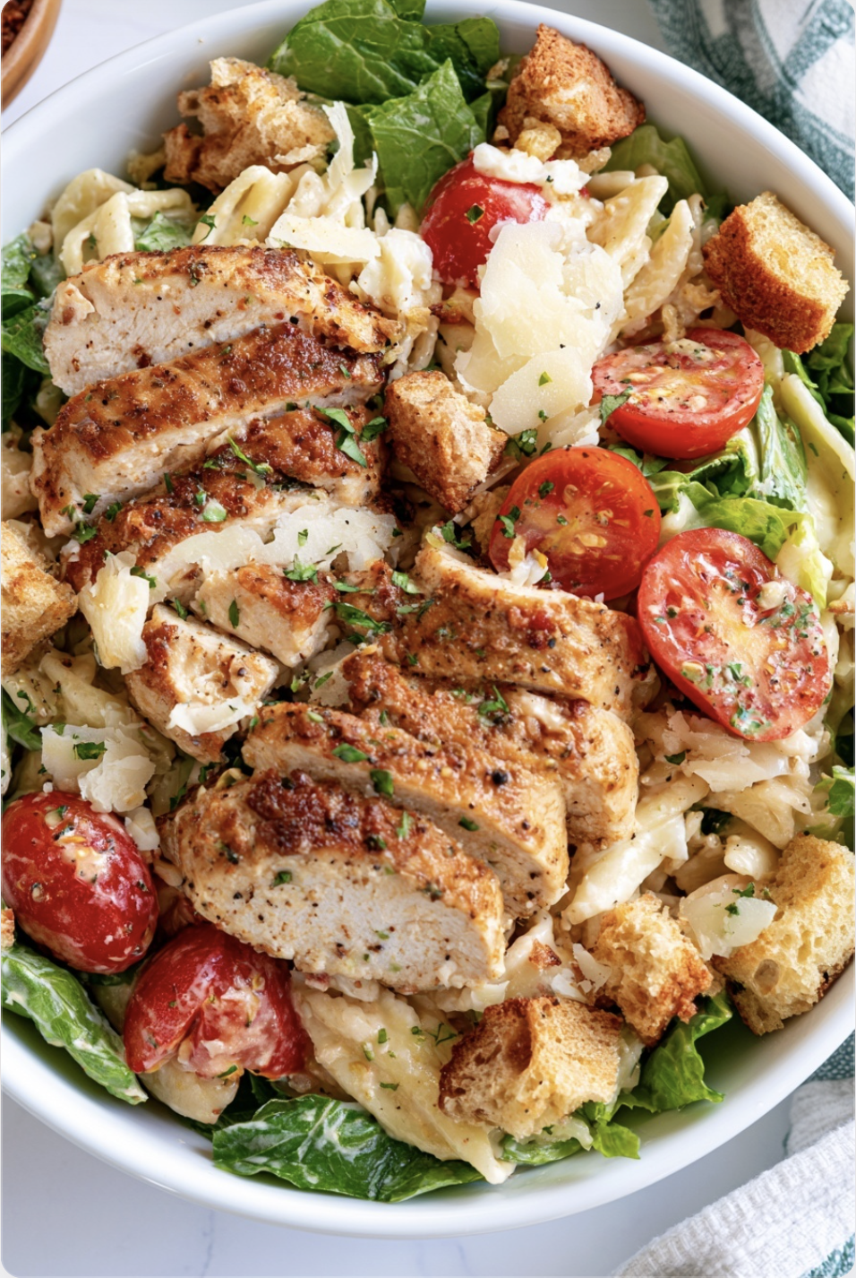 Chicken Caesar Pasta Salad 5 Chicken Caesar Pasta Salad Chicken Caesar Pasta Salad