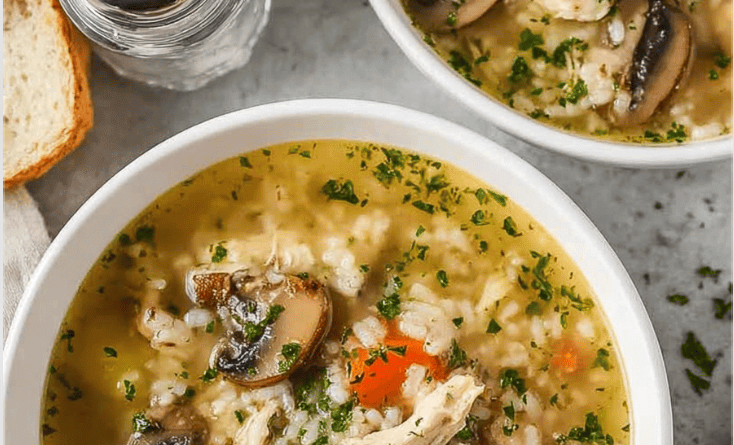 Chicken Mushroom Rice Soup1 e1783257594642
