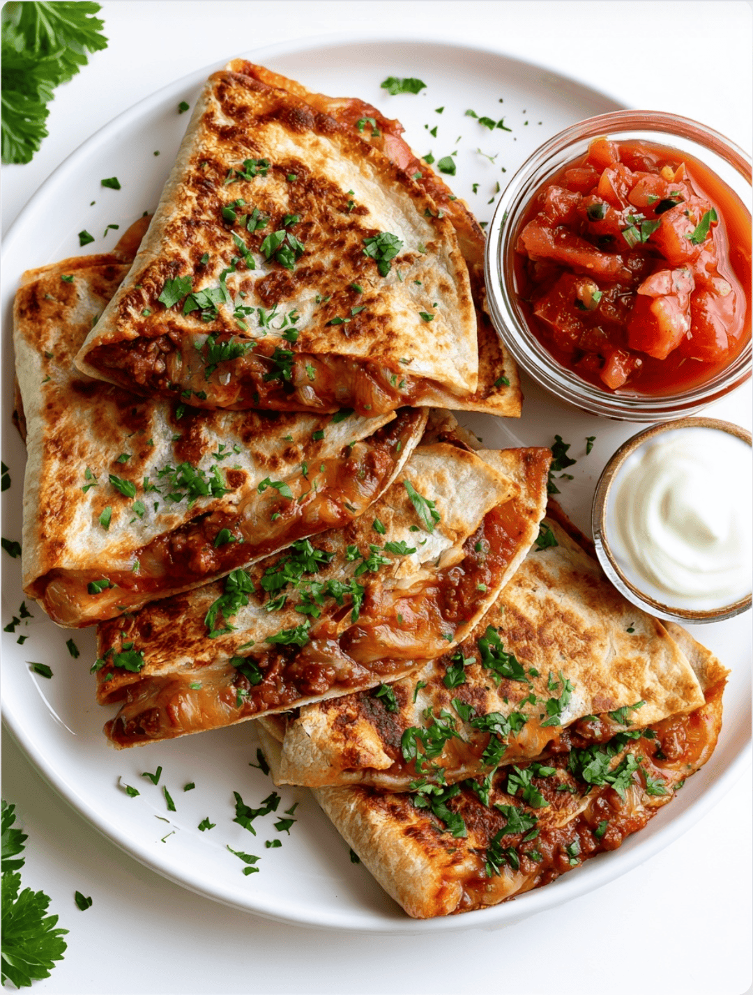 Chili Con Carne Quesadillas2 Chili Con Carne Quesadillas
