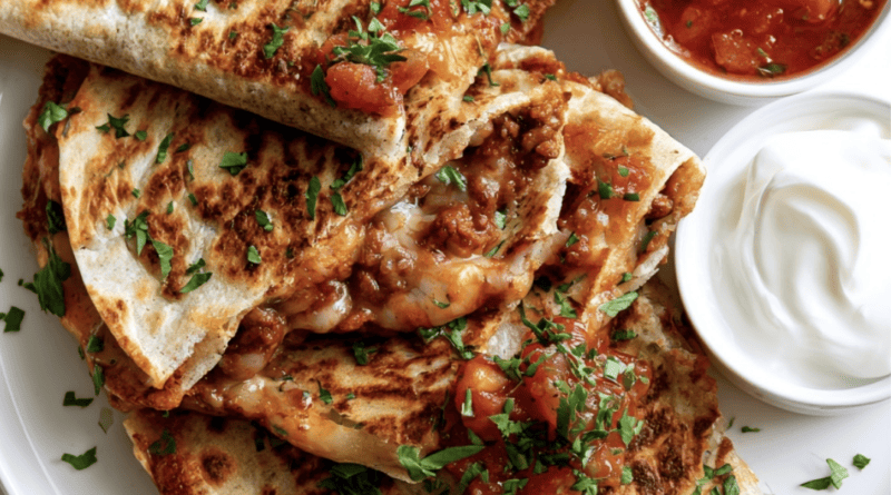 Chili Con Carne Quesadillas