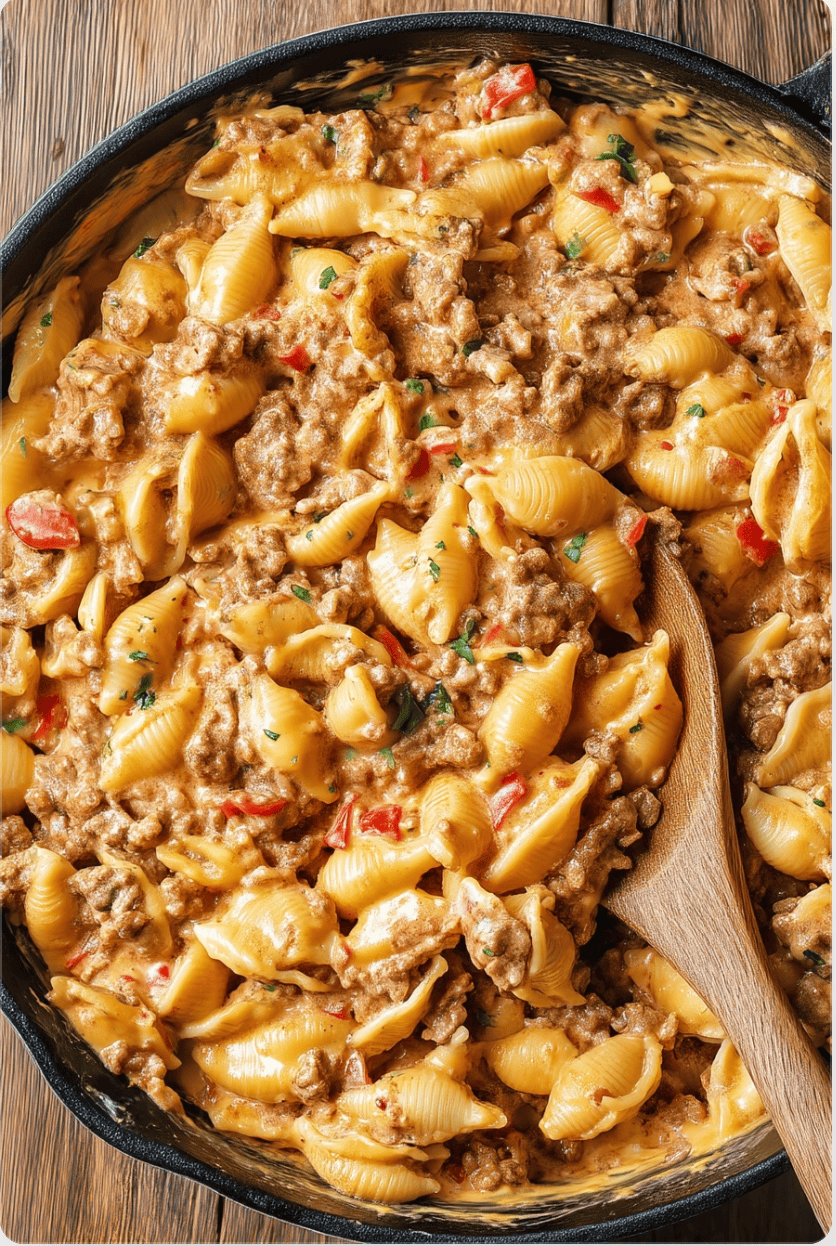 Creamy Ground Beef Conchiglie 6 Creamy Ground Beef Conchiglie Creamy Ground Beef Conchiglie2 Creamy Ground Beef Conchiglie