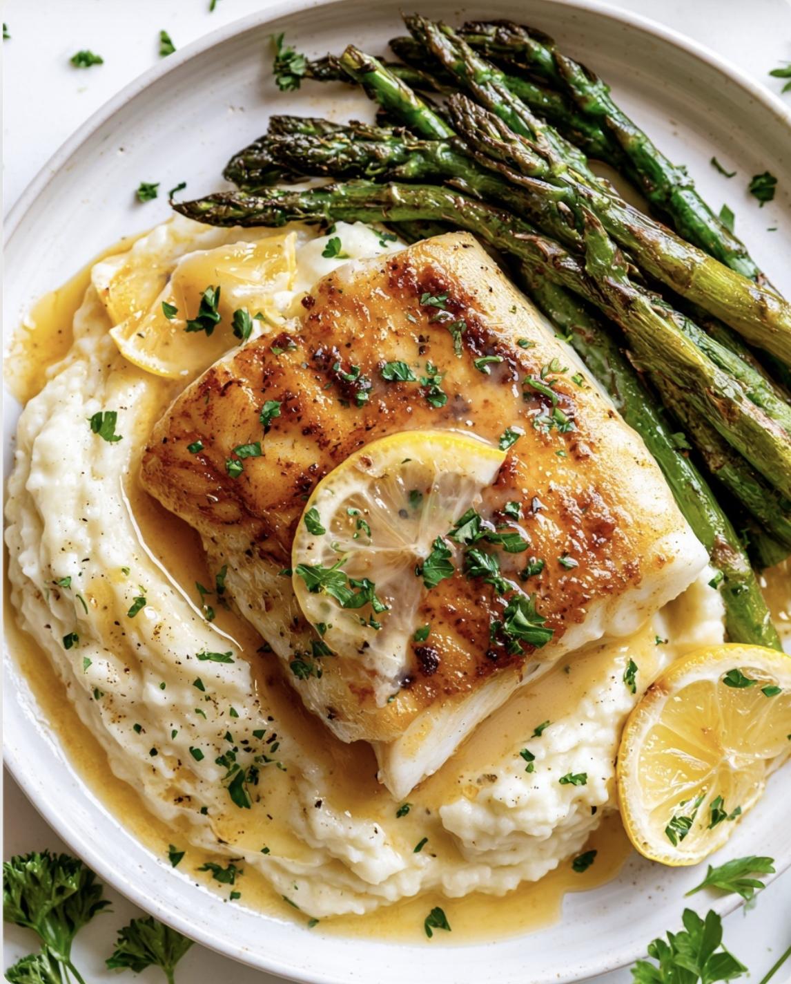 Creamy Mash1 Pan Seared Cod with Creamy Mash