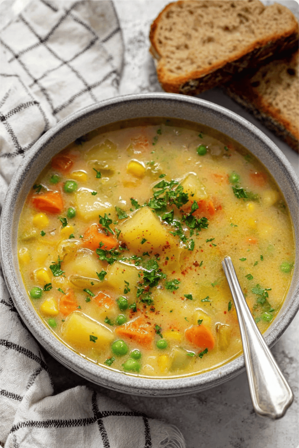 Creamy Vegetable Soup3 Creamy Vegetable Soup