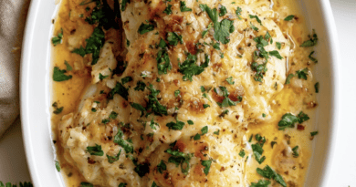 Garlic Parmesan Baked Cod
