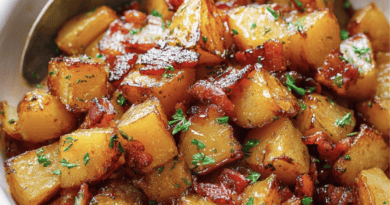 Honey Glazed Bacon Potatoes