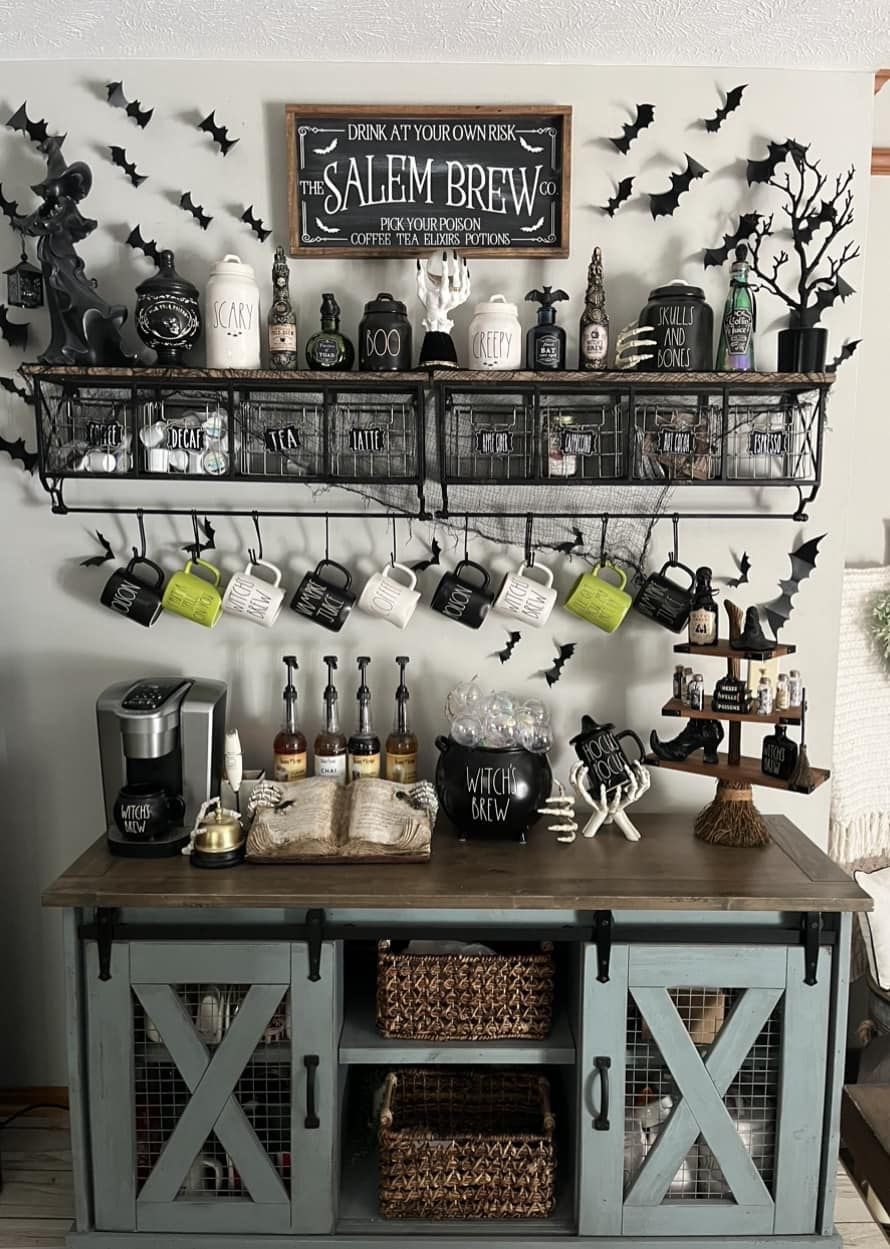 IMG 5859 Spooky Coffee Station Ideas