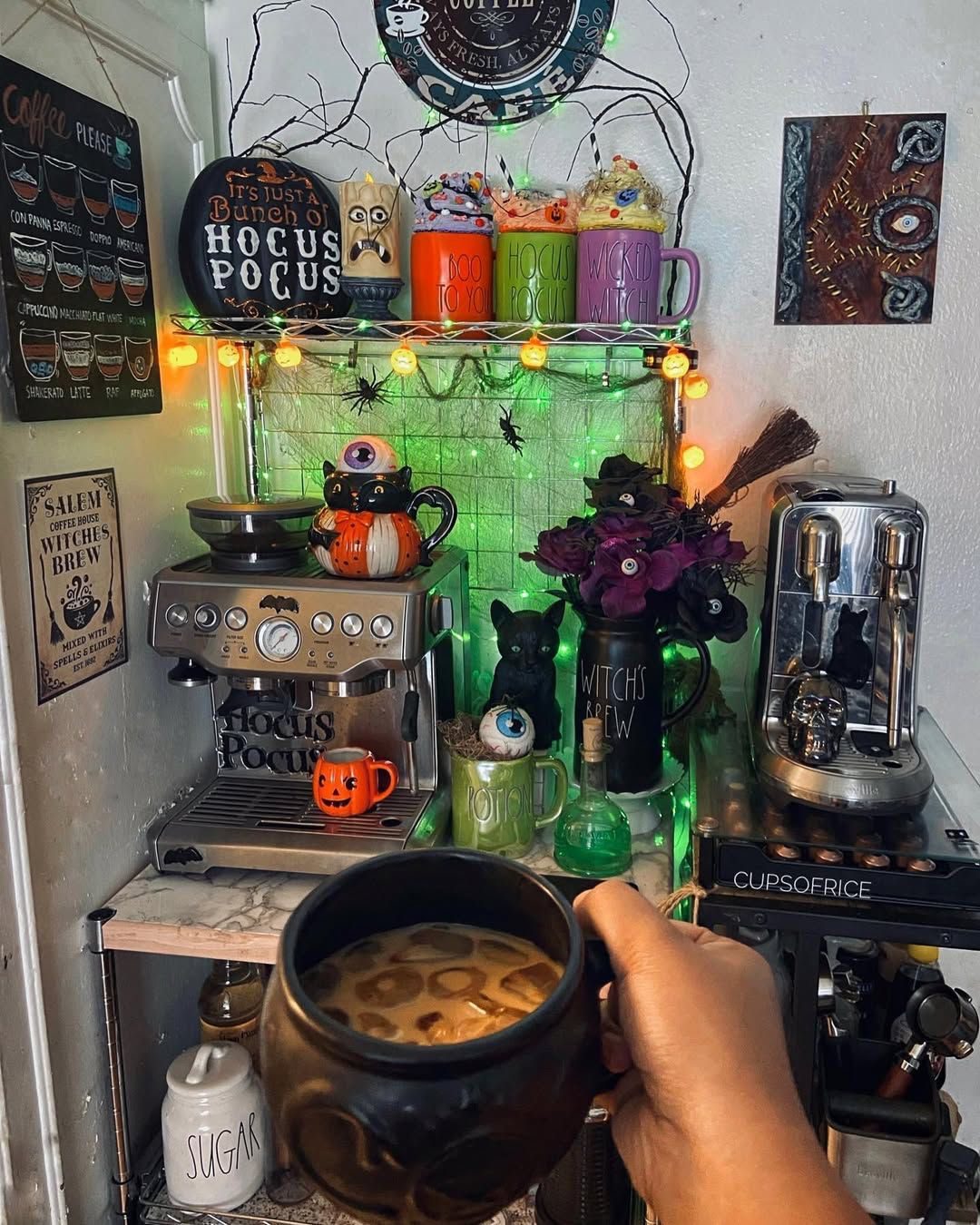 IMG 5867 Spooky Coffee Station Ideas